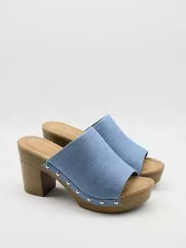 Мюли Belucci, светло-синий