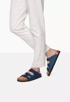 Мюли без каблуков Dr. Brinkmann, цвет blau