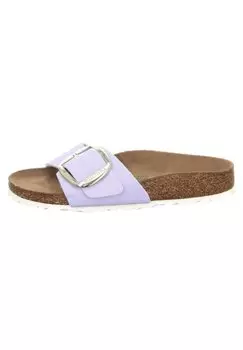 Мюли без каблуков MADRID Birkenstock, цвет vegan canvas purple fog