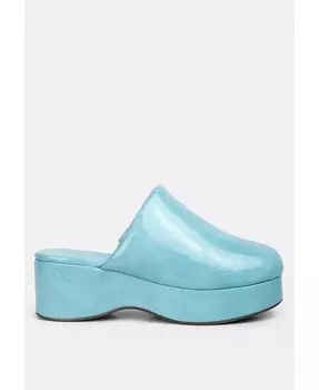 Мюли без шнуровки Olori на твердой платформе London Rag, синий