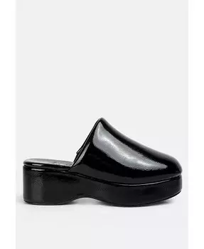 Мюли без шнуровки Olori на твердой платформе London Rag, черный