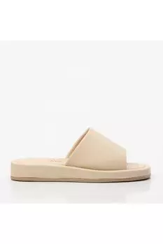 Мюли - Бежевый - Плоский дизайн Yaya by Hoti, бежевый