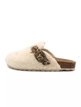 Мюли billowy, бежевый