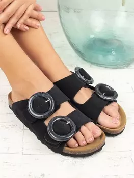 Мюли billowy, черный