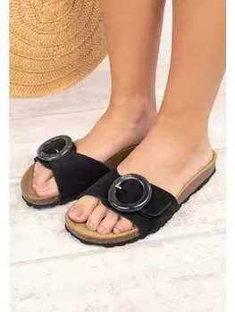 Мюли billowy, черный