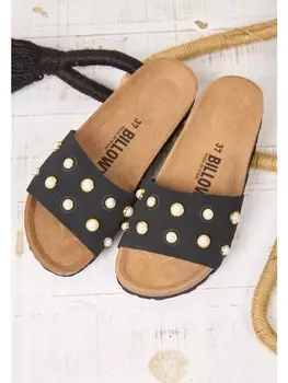 Мюли billowy, черный