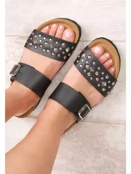 Мюли billowy, черный