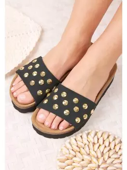 Мюли billowy, черный