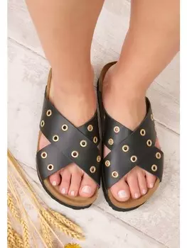 Мюли billowy, черный