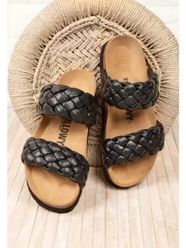 Мюли billowy, черный