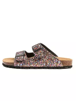 Мюли billowy, цвет schwarz/bunt