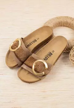 Мюли billowy, коричневый