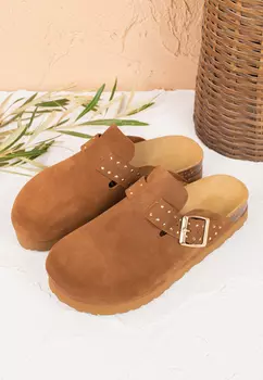 Мюли billowy, коричневый