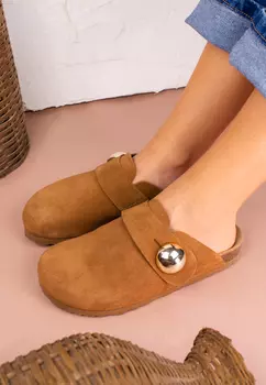 Мюли billowy, коричневый