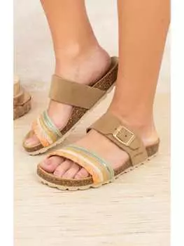 Мюли billowy, коричневый