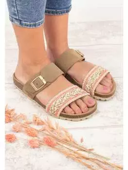 Мюли billowy, коричневый