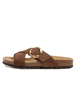 Мюли billowy, коричневый