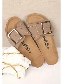 Мюли billowy, коричневый