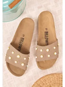 Мюли billowy, коричневый