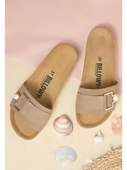 Мюли billowy, коричневый