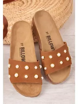 Мюли billowy, коричневый