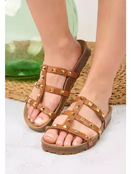 Мюли billowy, коричневый