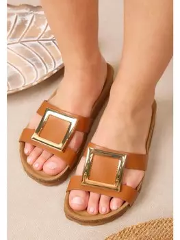 Мюли billowy, коричневый