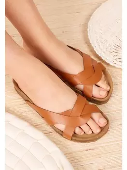 Мюли billowy, коричневый