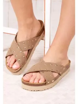 Мюли billowy, коричневый