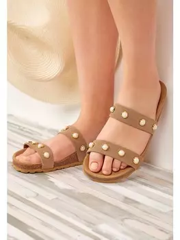 Мюли billowy, коричневый