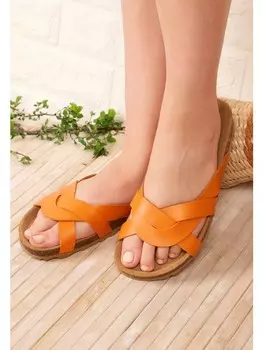 Мюли billowy, оранжевый