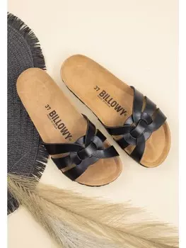 Мюли billowy Pantoletten, черный