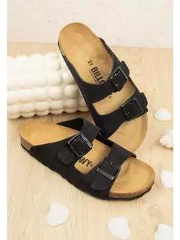 Мюли billowy Pantoletten, черный