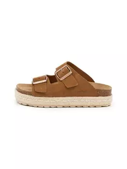 Мюли billowy Pantoletten, коричневый