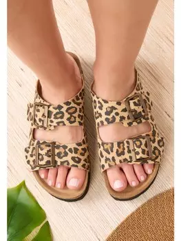 Мюли billowy Pantoletten, коричневый