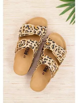 Мюли billowy Pantoletten, коричневый