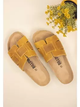 Мюли billowy Pantoletten, желтый