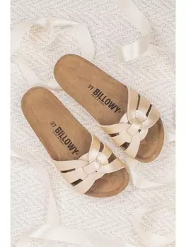 Мюли billowy Pantoletten, золотой