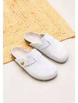 Мюли billowy, серый