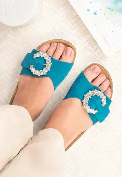 Мюли billowy, синий