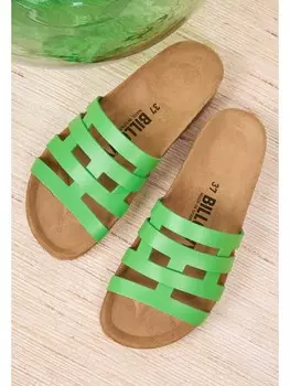 Мюли billowy, зеленый