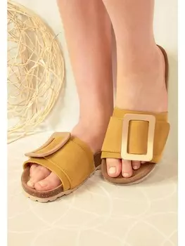 Мюли billowy, желтый