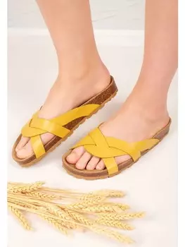 Мюли billowy, желтый