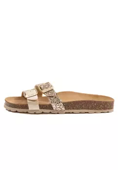 Мюли billowy, золотой