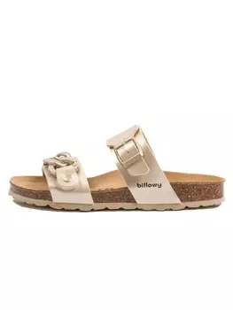 Мюли billowy, золотой