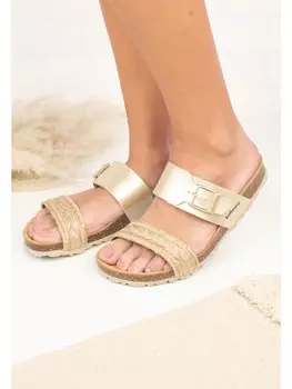 Мюли billowy, золотой