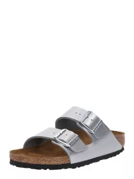 Мюли Birkenstock Arizona, серебро