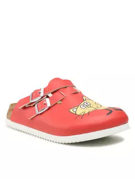 Мюли Birkenstock, красный
