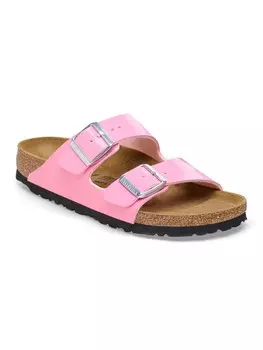 Мюли Birkenstock Paltolette Arizona Birko-Flor Lack, цвет Patent Candy Pink