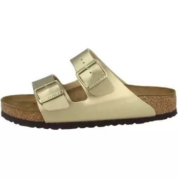 Мюли Birkenstock Pantolette Arizona Birko Flor normal, золотой
